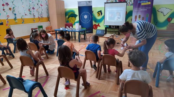 Едукативна работилница во градинката ЈУДГ ОЦ Кочо Рацин клон Панорама.