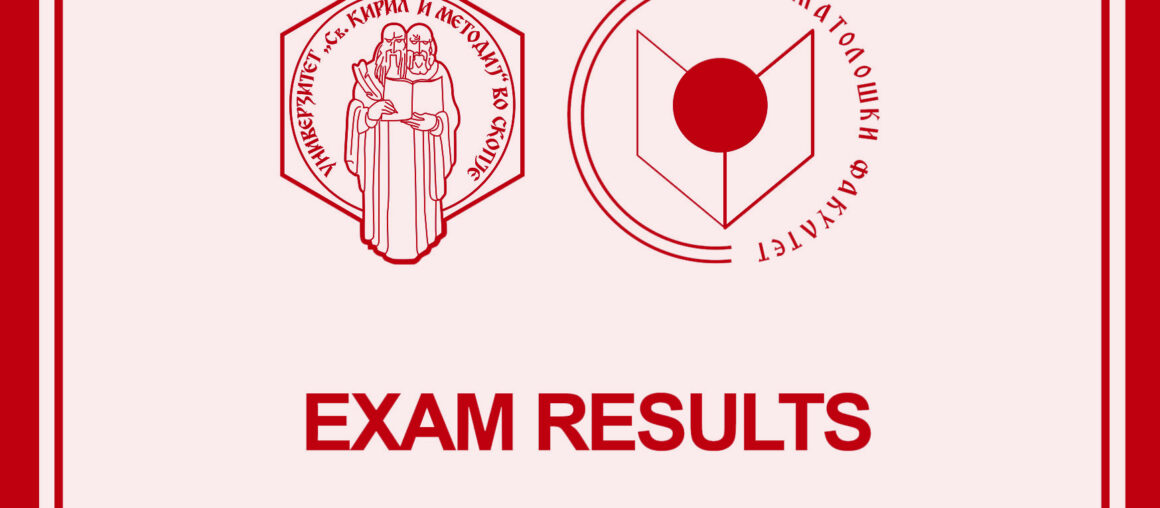 Results OF EXAMS WINTER EXAM SESSION 2024/2025