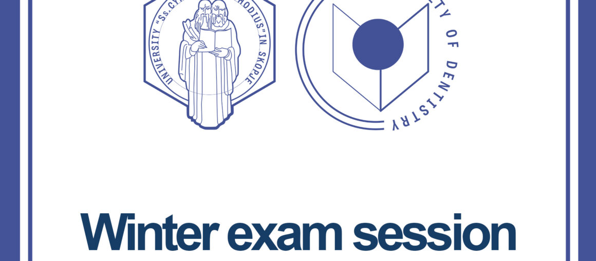 Winter exam session 2025/2026